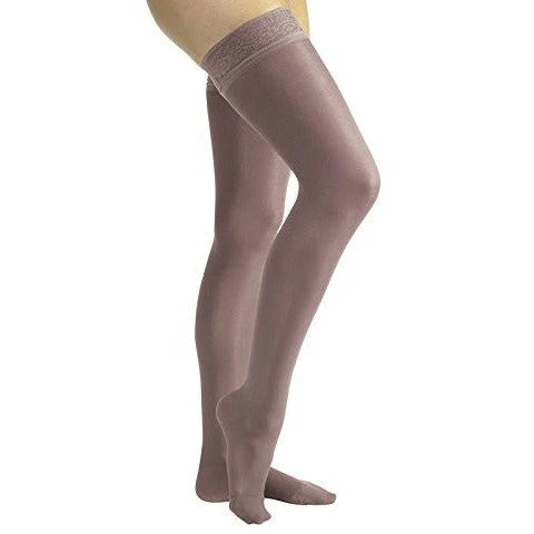 JOBST® UltraSheer Women's Thigh High 15-20 mmHg w/ Lace Silicone Top Band - Image 5