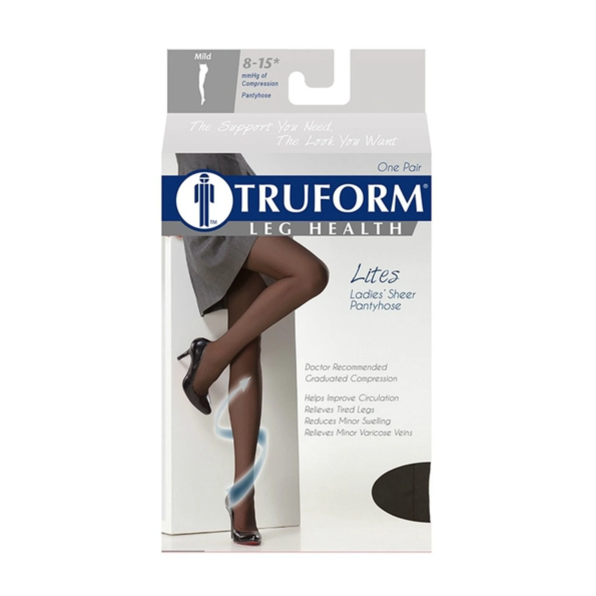 TRUFORM® Lites Women's Pantyhose 8-15 mmHg - Image 4