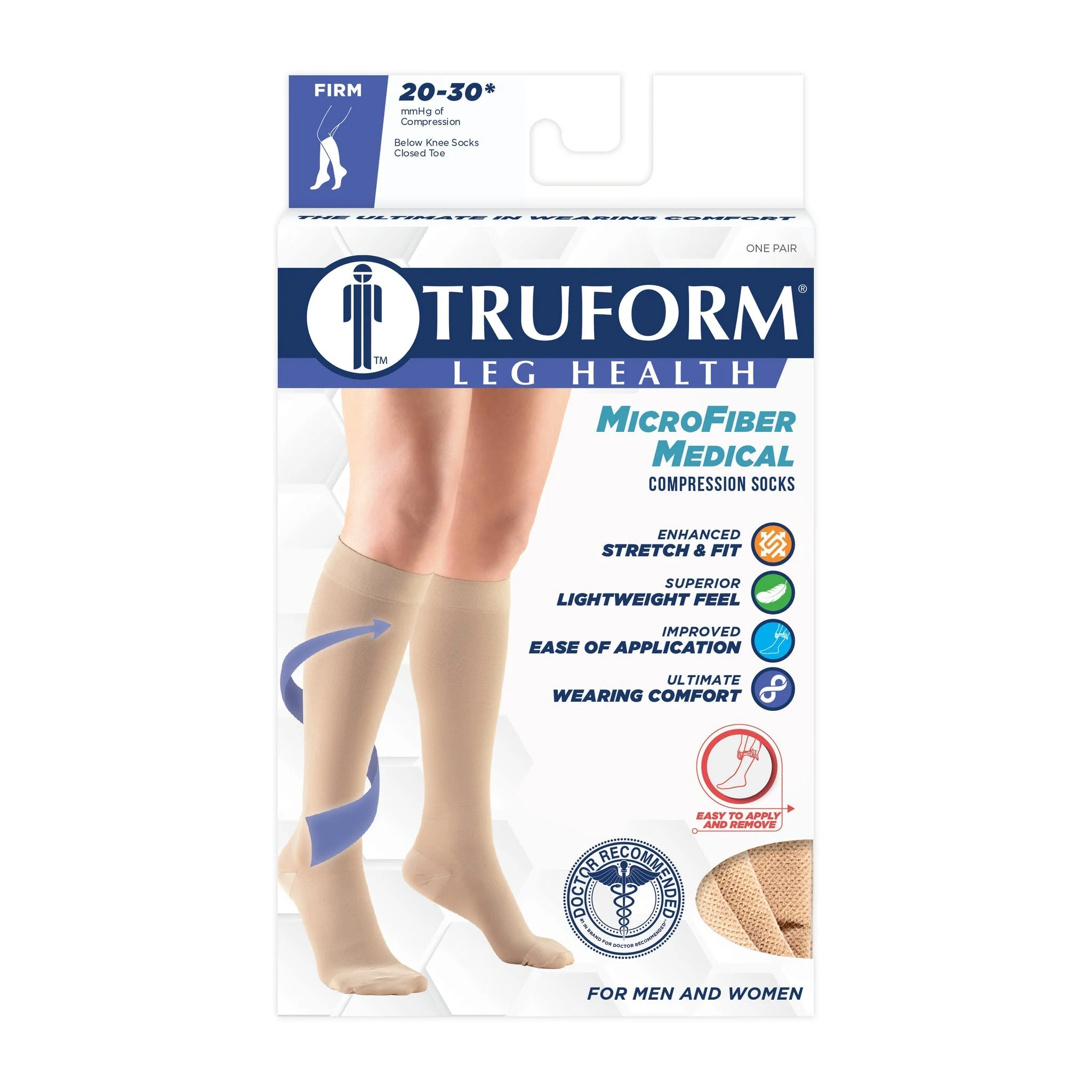 TRUFORM® MicroFiber Medical Knee High 20-30 mmHg - Image 3