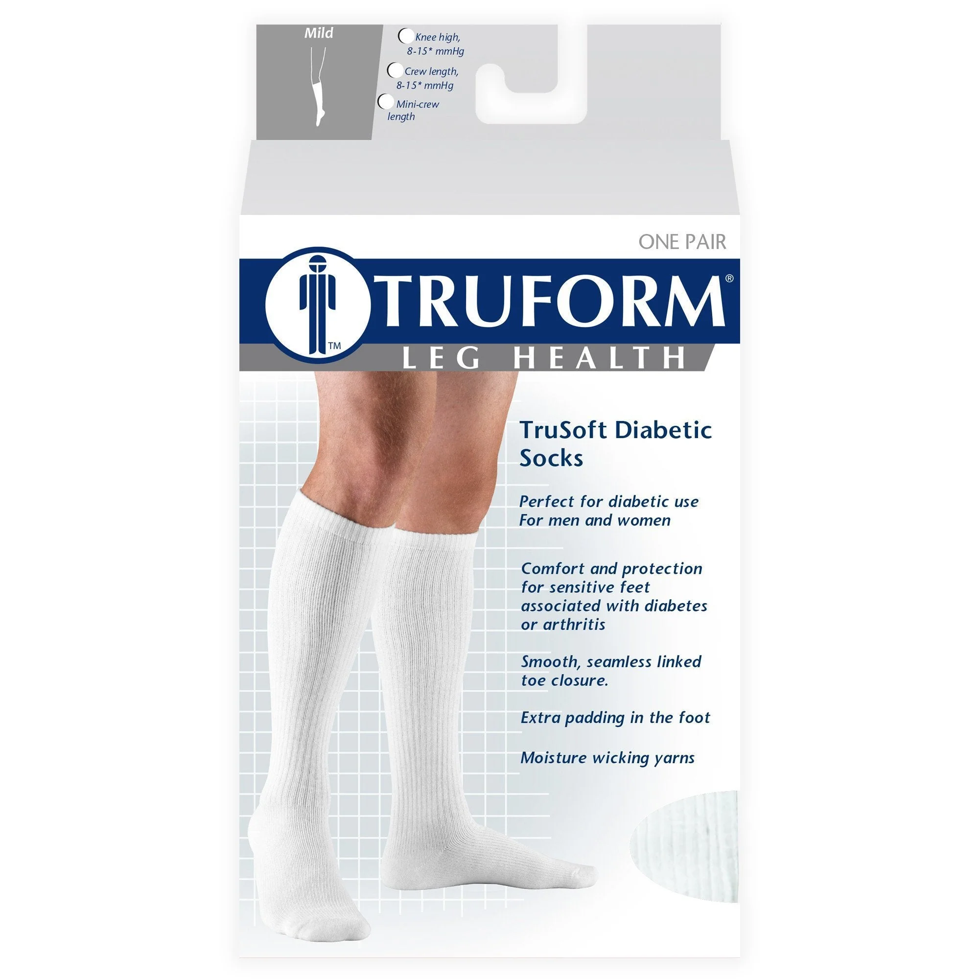 TRUFORM® TruSoft Over Calf Sock 8-15 mmHg - Image 3